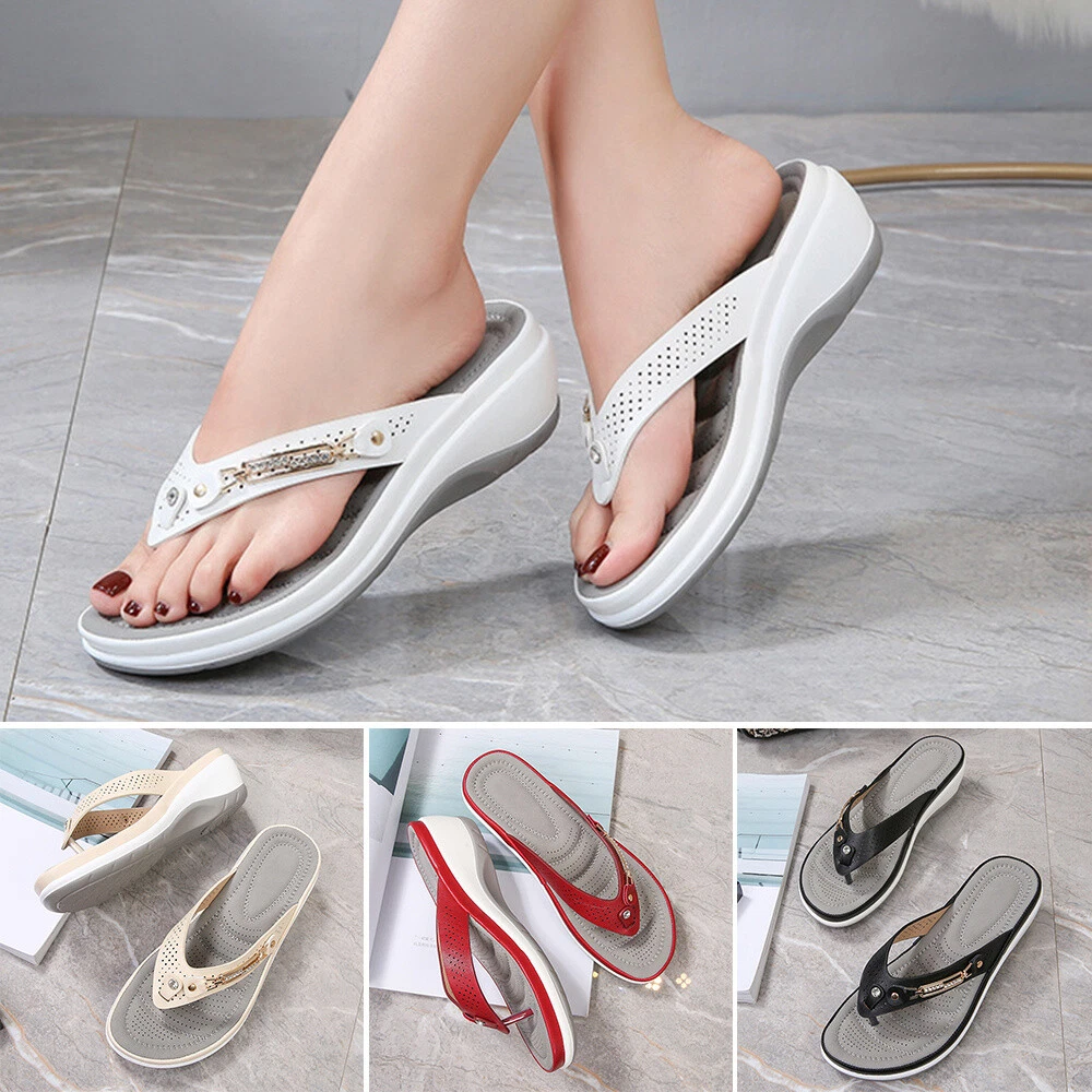Orthopedic Sandals Soft Cushion Flip Flops Thong Slippers Casual