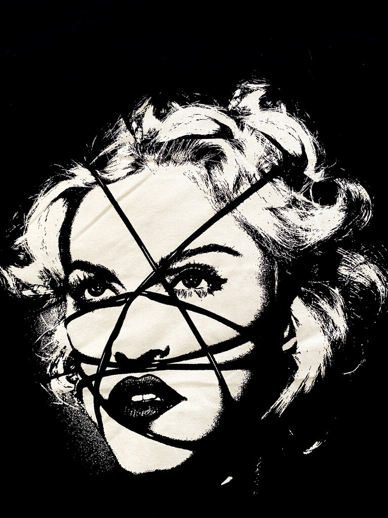 MADONNA REBEL HEART BITCH I'M MADONNA FAN CLUB ONLY PROMO SHIRT GHOSTTOWN  ALBUM