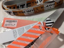 Virgil Abloh MCA Figures of Speech OFF-WHITE Belt - Orange/White New with tags 