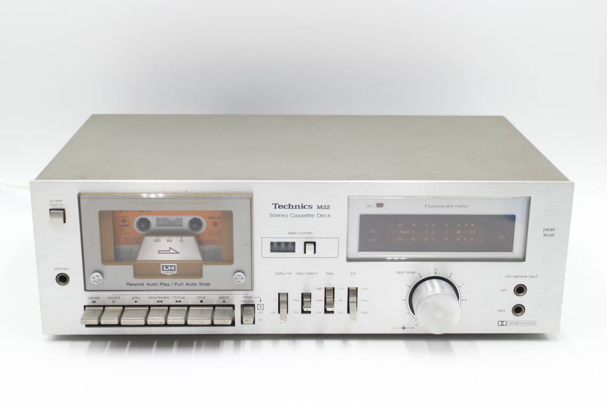 Technics RS-M22 Cassette Deck Tested 1979 Japan F/S JP Free Technics RS-M22 Cassette Deck Tested 1979 Japan F/S JP Free
