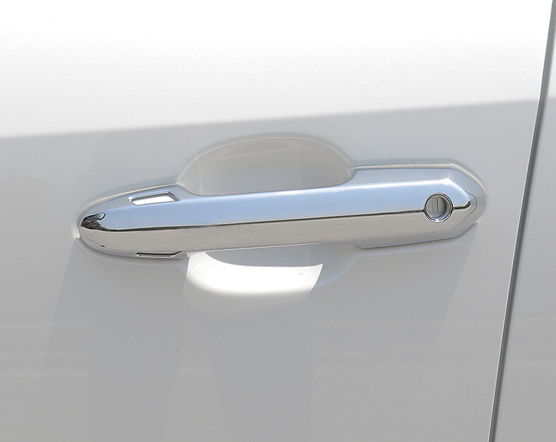 Fit For Toyota RAV4 2019~2023 Chrome Silver Side Door Handle Bowl Frame Trim 8*