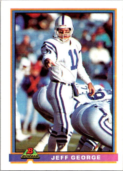 1991 Bowman #212 Jeff George NearMint/Mint