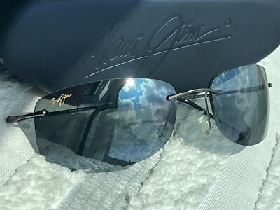 Maui Jim Lahaina MJ 450 02 Titanium Flex Sport Frame Grey