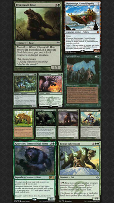 Ayula, Queen Among Bears Commander Deck - Green BEARS Magic MTG -  Ready-to-Play | eBay