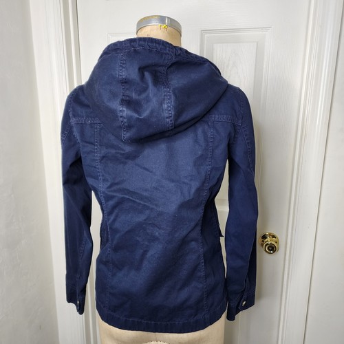 J Crew Navy Womens Field Jacket Sz. S - Picture 7 of 10