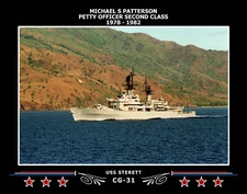 Navy Emporium USS Sterett CG-31 Canvas Photo Print 79CG31