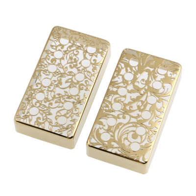 2x Brass String 12 hole LP Guitar Humbucker Pickup Cover