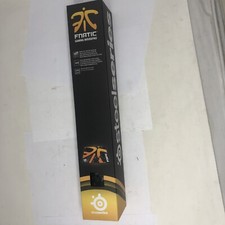 FNATIC STEELSERIES GAMING MOUSEPAD ORANGE/BLACK 17.5"X15.5" 45CM X 40CM - NEW