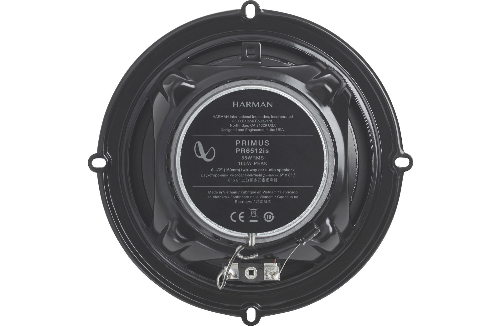 4) Infinity PR6512is 6.5" Front/Rear Speakers kit For 20112015 Kia