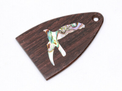 Trussrod Cover Madagascar Rosewood ''Bird Inlay'' fits PRS  SE*-Series Guitars