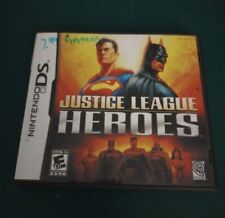 Justice League Heroes (Nintendo DS, 2006) Complete CIB With Inserts, Tested