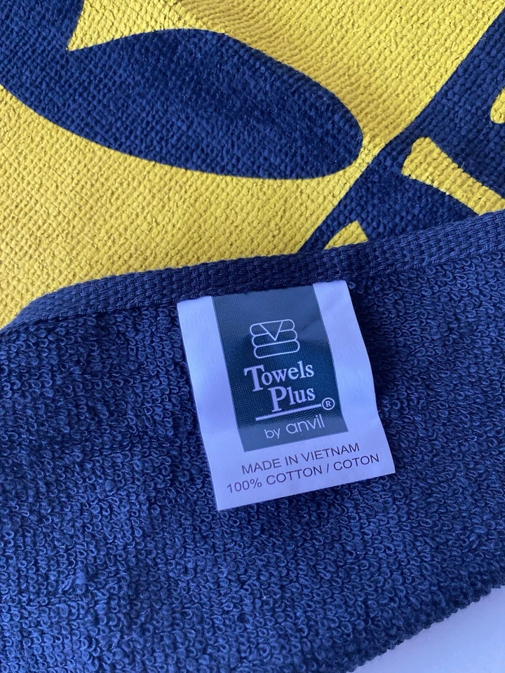 Toalla de baño Wu Tang Clan 2010 con licencia de yunque nueva hiphop rap rza Gza Odb Foto 3 de 4