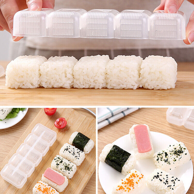 1Pc Onigiri Set Sushi Rolls Mold Rice Ball Bento Mold DIY Kitchen  AccessoriUS