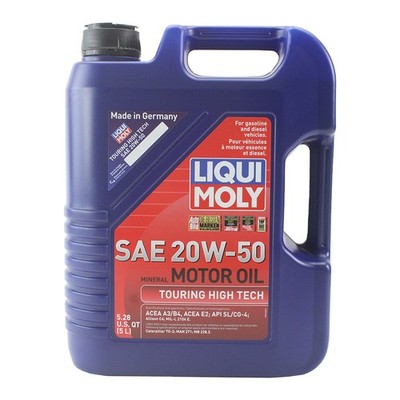 Liqui Moly 20114 Engine Motor Oil - Touring High Tech 20W-50 (5 L)