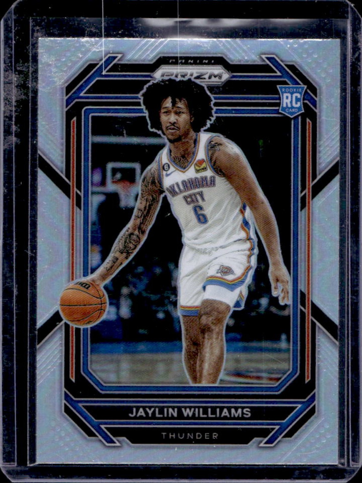 2022-23 Prizm Jaylin Williams RC Prizms Silver Rookie #247 Thunder