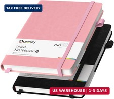 Lined Journal Notebook,2 Pack,180 Pages,A5 Journals for Writing,100 GSM ...