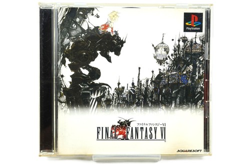 Final Fantasy VI PS1 Sony PlayStation Japan RPG Squaresoft 1999 Rare w/Obi - Picture 2 of 15