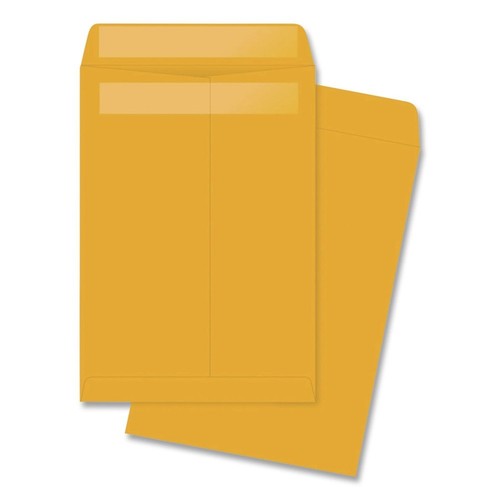 Quality Park 43362 #1 3/4 Redi-Seal Catalog Envelope - Brown Kraft (250/Box) New - Afbeelding 2 van 5