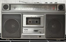RARE YORX 6062 AM/FM Duel Cassette Player Recorder
