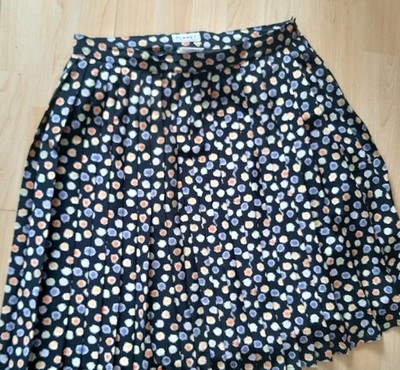 Planet Ladies Designer Pleated Summer Skirt  multi coloured Size 16  fully lined