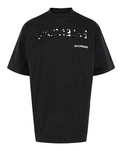 Balenciaga Mens Oversized Hand Drawn T-Shirt