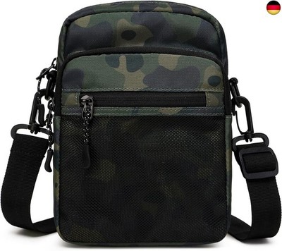 Lohol Klein Umhängetasche für Herren, Schultertasche Messenger Bag Sling Tasche 