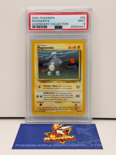 Magnemite graded PSA 9 for sale on eBay