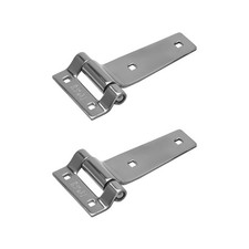 TCH Hardware 3" Stainless Steel Strap Tee T Hinge  Heavy Duty  Garage, Barn...