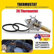 2PCS Cooling System Thermostat Fits Mercedes W203 W204 W211 CL203 R171