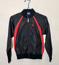 Boys Youth Vintage 80’s 1985 Nike Air Jordan 1 Wings Bred Track Jacket sz M