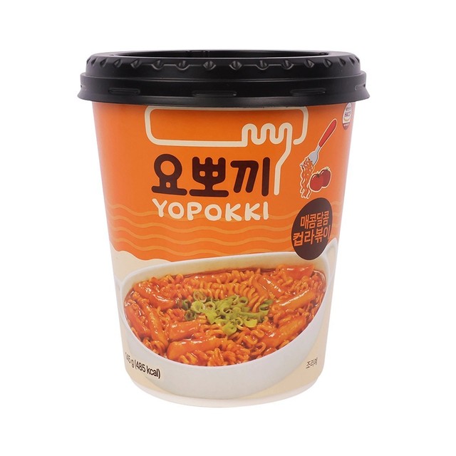 YOPOKKI Cup Tteokbokki Rapokki 145gx8 Authentic Made in Korea Instant RedytoEat