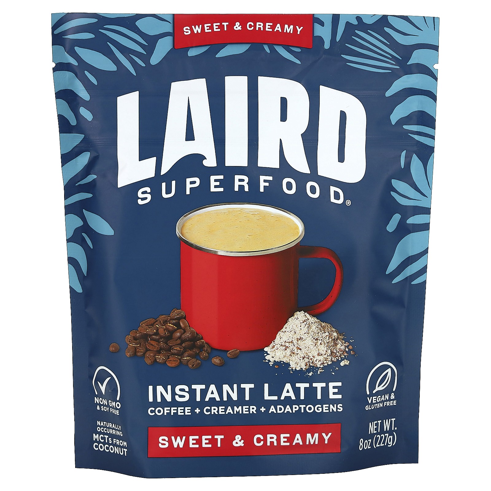 Instant Latte, Coffee + Creamer + Adaptogens, Sweet & Creamy