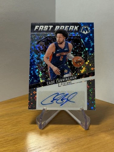 CADE CUNNINGHAM 2024-25 PANINI MOSAIC #46 FAST BREAK AUTO PISTONS