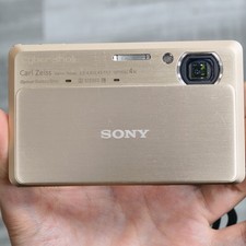 Sony Cyber-shot DSC-TX9 12.2MP Digital Camera 4X Zoom HD Video English Gold