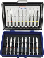"Projahn Color Bit-Box 1/4\" Markierte 75Mm Lang-Bits Tx Schlitz Kreuz 18-Teilig"