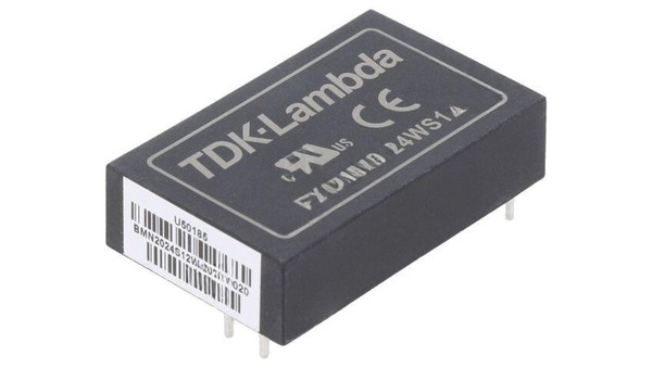 Przetwornica Dc/Dc, 20W, 1,67A, 9…36V Dc, 12V Dc, PXG-M20-24WS12 TDK Lambda-image