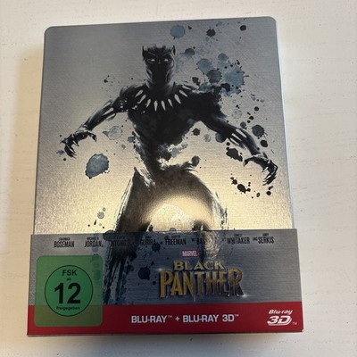 Black Panther 1 - Steelbook Blu Ray 3D + Blu Ray - Marvel / Disney