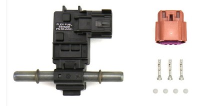 AEM 30-2201 Flex Fuel Ethanol Content Sensor Kit Includes: -6 AN To 3/8 Adapter