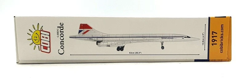 Ladrillos Cobi escala 1/95 1917 - Concorde G-BBDG - Colección histórica Foto 4 de 4