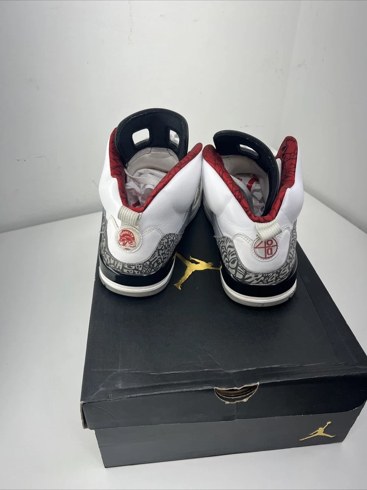 Nike Air Jordan Spizike Retro Blanco Cemento 315371-122 Para hombres Talla 11 Con Caja Foto 3 de 4