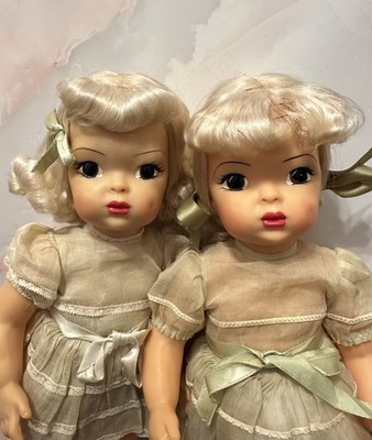 VINTAGE 1950's TERRI LEE DOLL TWIN SISTERS ORIGINAL CLOTHES PATENT