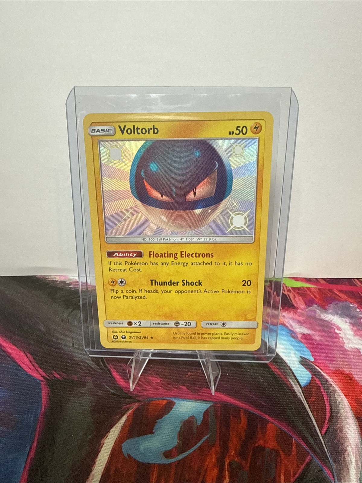 Voltorb SV13/SV94 Hidden Fates: Shiny Vault Holo