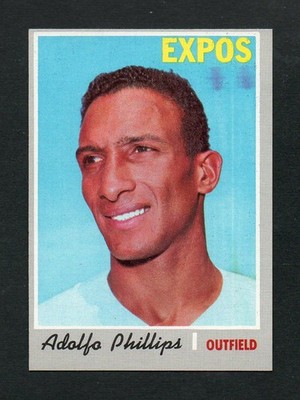 1970 Topps #666 Adolfo Phillips - Montreal Expos - EX+