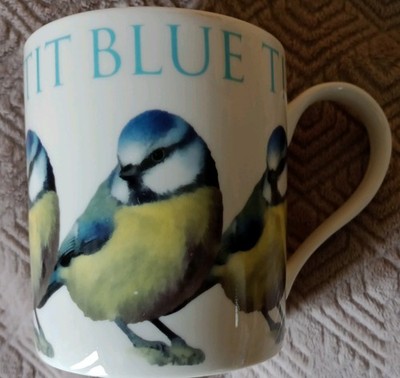 Leonardo Collection Becher Fine China Blaumeise sehr guter Zustand Nr 9,5 cm /350 ml