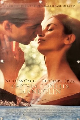 CAPTAIN CORELLI'S MANDOLIN Original One Sheet Movie Poster - 2001 - NICOLAS CAGE