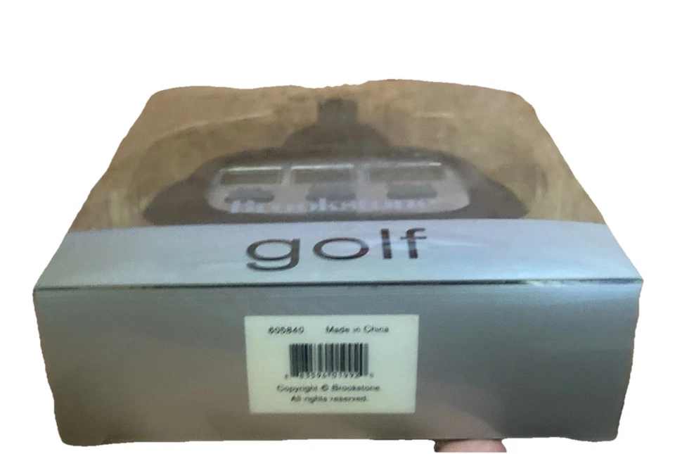 Bolsa de couro Brookstone Digital Golf Scorecard Easy Score Keeper *Veja a descrição* - Imagem 2 de 4