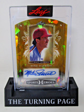 Mike Schmidt 2025 Leaf Metal Sports Hall Heroes Auto Gold Crystal  1/1 HoF
