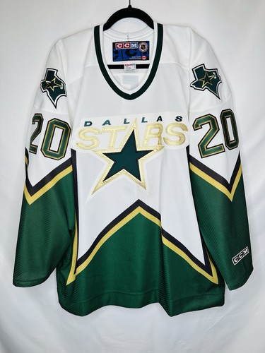 Dallas Stars CCM Home Jersey #30 Belfour (L)