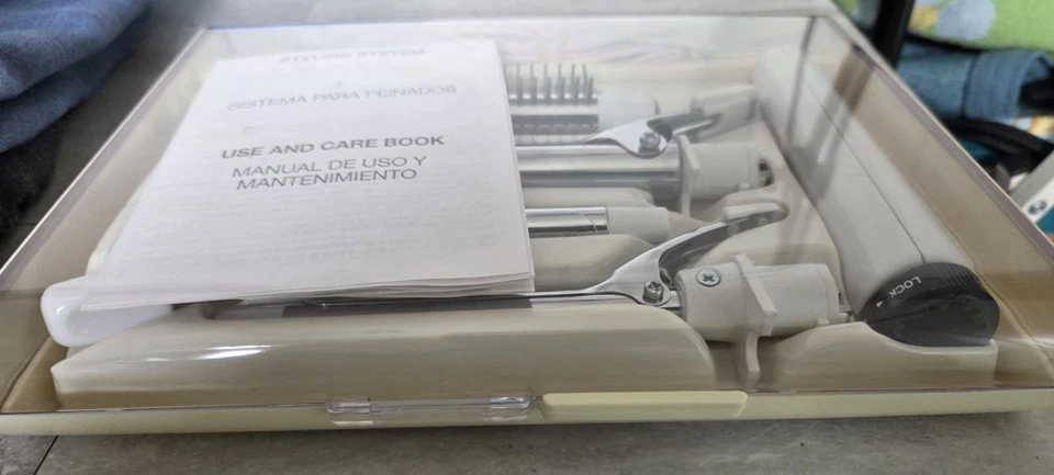 Vintage Windmere Four Way Curls Hair Styling System Curling Irons Brush TESTED - Image 2 of 4