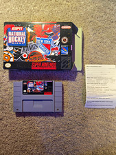 Sony Imagesoft ESPN National Hockey Night SNES/Super NES w/ Manual NTSC-U/C